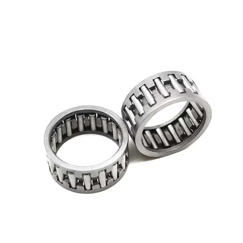 : Hình ảnh vòng bi kim với lồng giữ loại một dãy con lăn (Single Row) tiêu chuẩn.