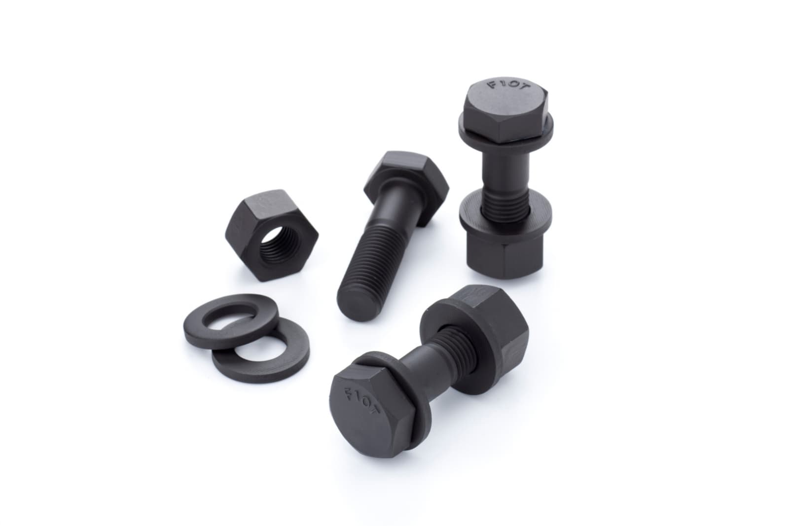 Lắp bulong F10T: ghép lỗ, siết chặt bằng cờ lê lực JIS B1186