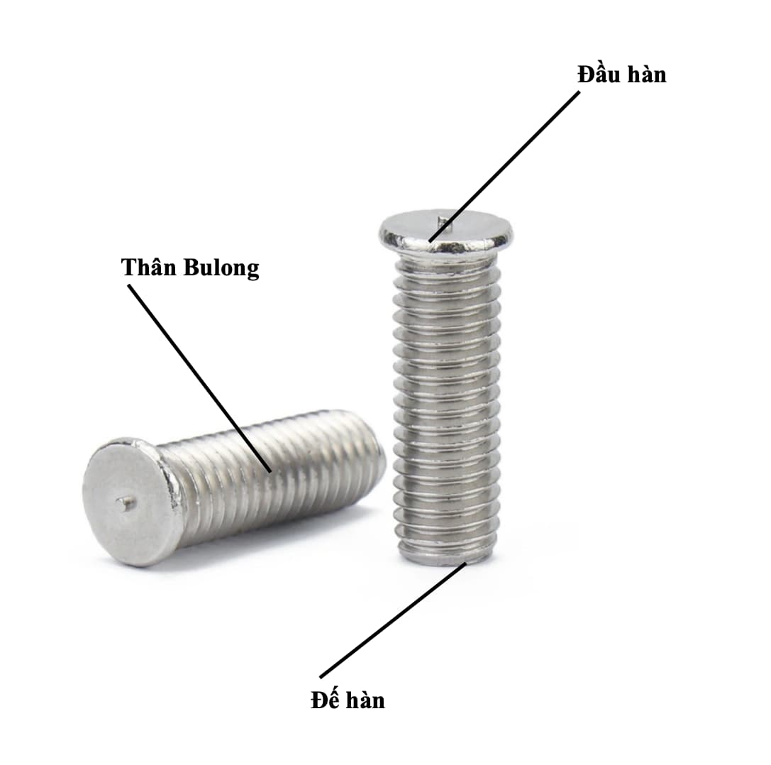 Bản vẽ kỹ thuật chi tiết bulong hàn inox 304