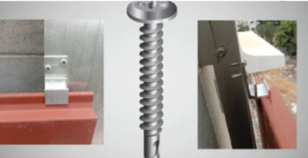 Hướng dẫn lắp đặt Vít đuôi cá dù thép xi chính xác