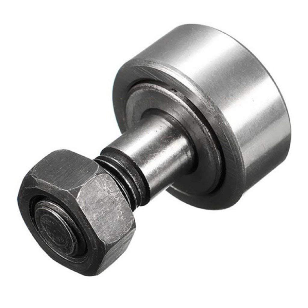 Con lăn cam đang lăn trên bề mặt cam, minh họa khả năng chịu tải cao và giảm ma sát hiệu quả.