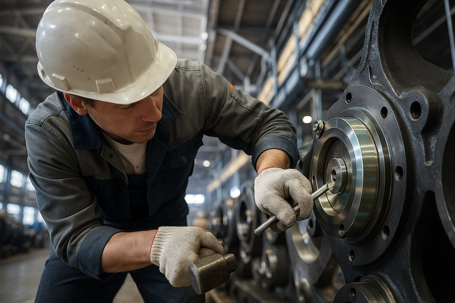 Hướng dẫn lắp đặt Rod End Bearing bằng cách vặn ren.