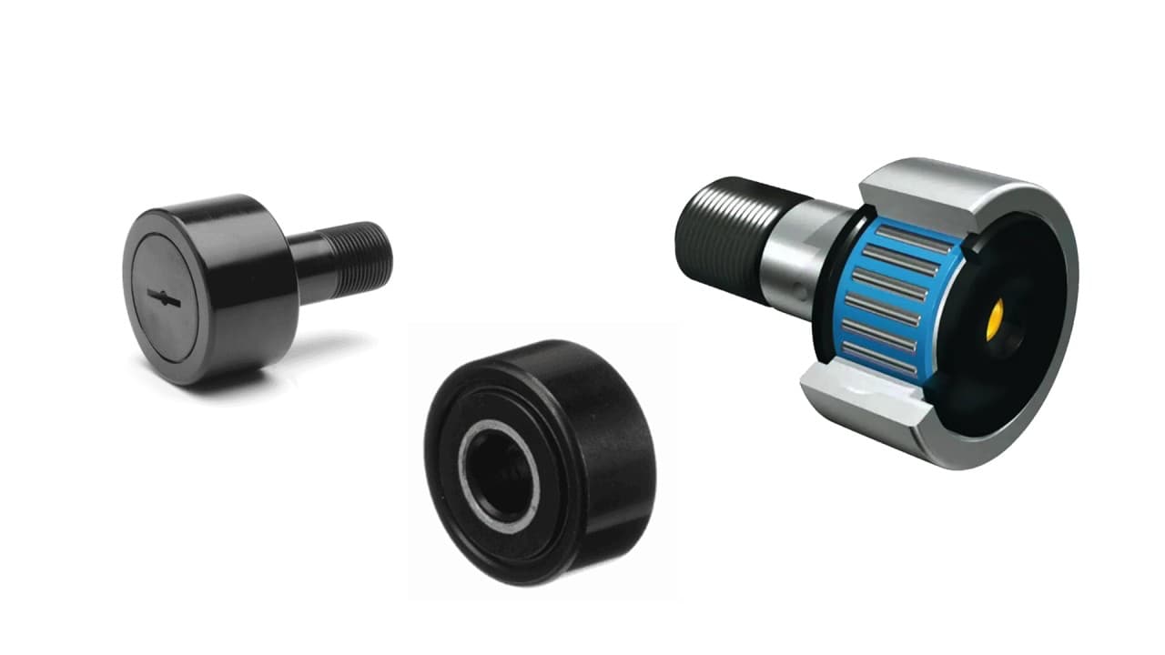 Các yếu tố cần xem xét khi lựa chọn con lăn cam: loại, kích thước, tải trọng, biên dạng.