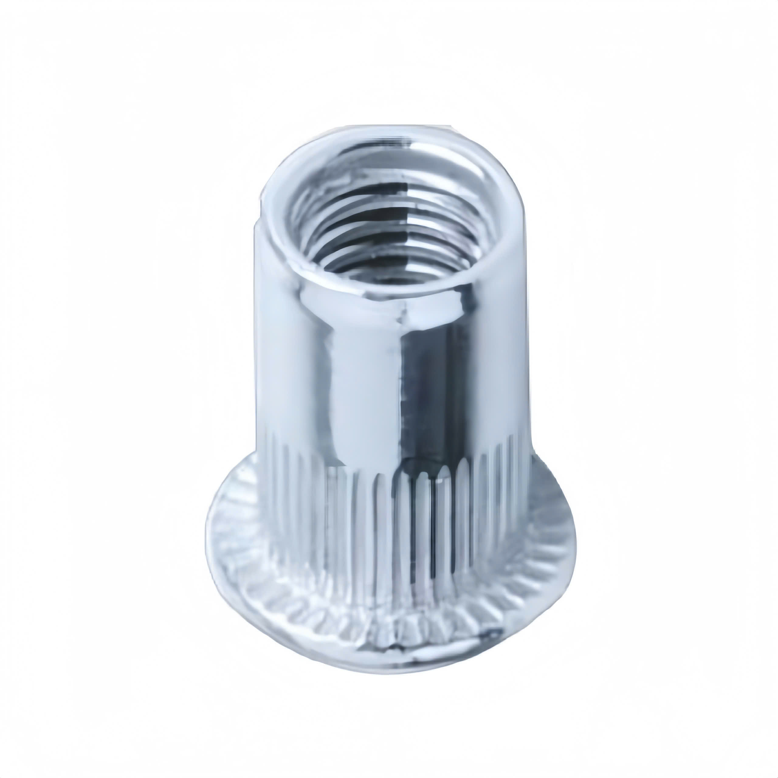 Tán rút thép mạ kẽm trắng Cr3+ với lớp mạ trắng bạc, chống gỉ tốt, lý tưởng ngoài trời.