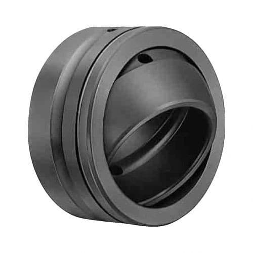 Cận cảnh vòng bi mắt trâu xuyên tâm (Spherical Plain Bearing) với bề mặt trượt hình cầu đặc trưng.