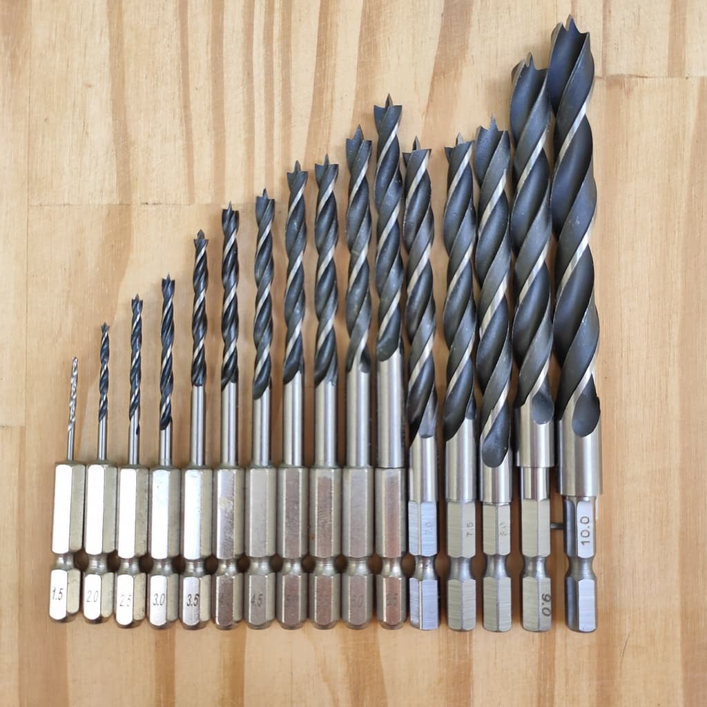 Mũi khoan gỗ định tâm (Brad-Point Drill Bit).