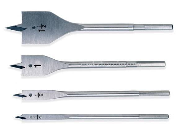 : Mũi khoan gỗ mái chèo / Dẹt (Spade Bit).