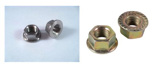  Tán Khía Hệ Inch ren mịn (bên trái) ren thô (bên phải)
