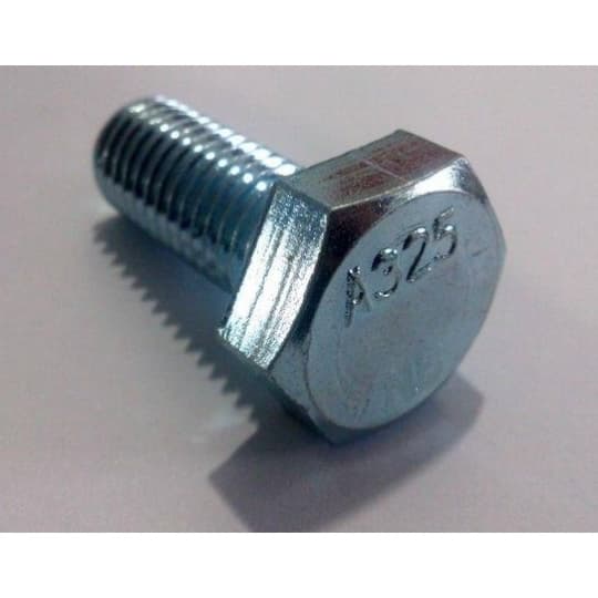 Bulong A325 ren suốt thép mạ kẽm, lý tưởng cho mối ghép ngắn chịu lực cao.
