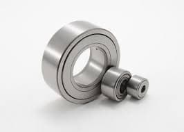 Con lăn cam loại lắp trục (Yoke Type Cam Follower) với lỗ khoan xuyên tâm để lắp trục/chốt riêng.