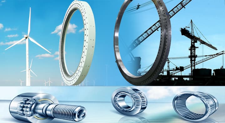 Vòng bi tang trống chặn trục cỡ lớn trong hệ thống đẩy chân vịt của tàu thủy.