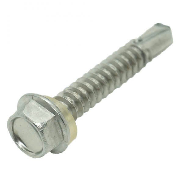 Hình ảnh tổng quan Vít Bắn Tôn Inox 304 với đầu lục giác và đuôi cá sắc bén