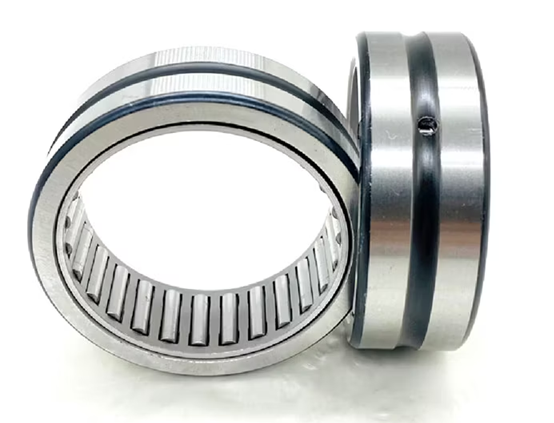 Vòng bi kim với vòng gia công sử dụng vòng cách nhựa polyamide.