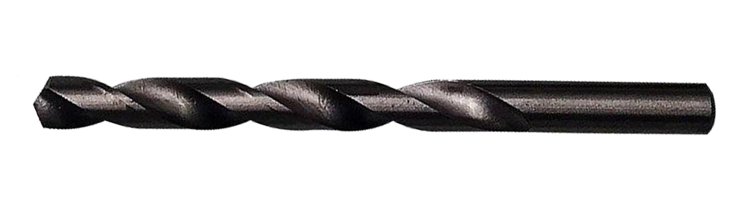 Hình ảnh trực quan mũi khoan sắt thép gió HSS phủ Black Oxide (đen)
