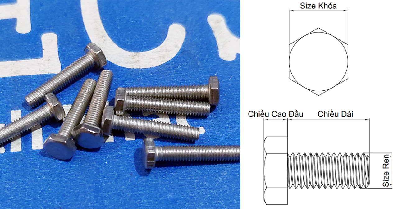 bulong đầu lục giác