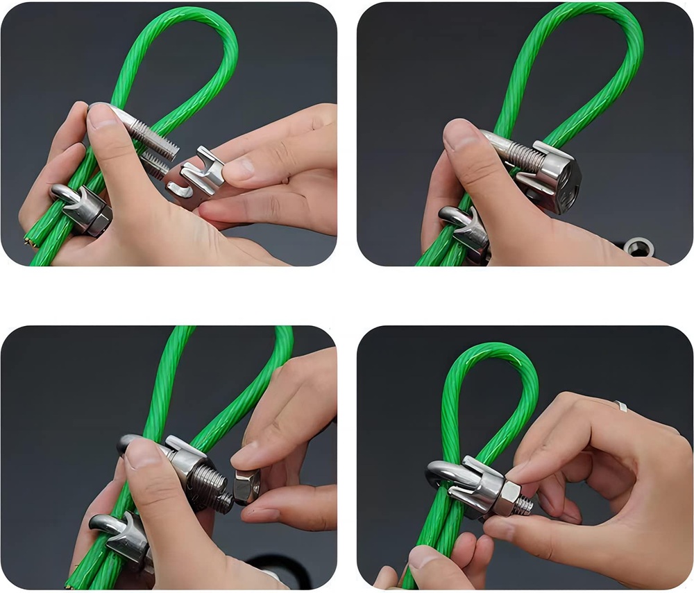 các bước lắp đặt ốc siết cáp