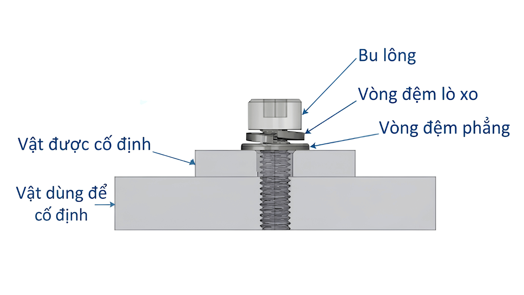 cách lắp đặt lông đền phẳng inox