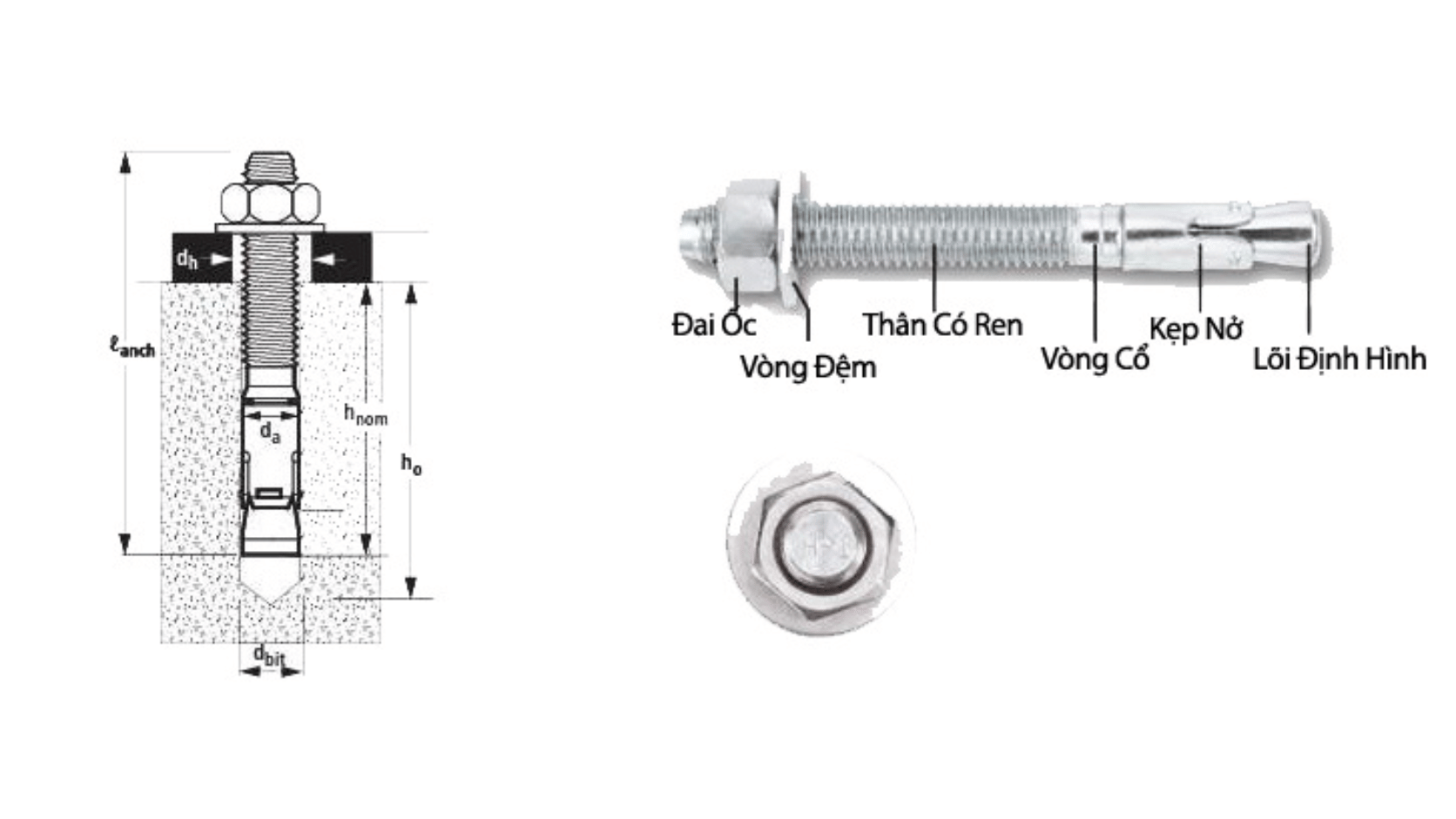 theo thiết kế và cơ chế nở