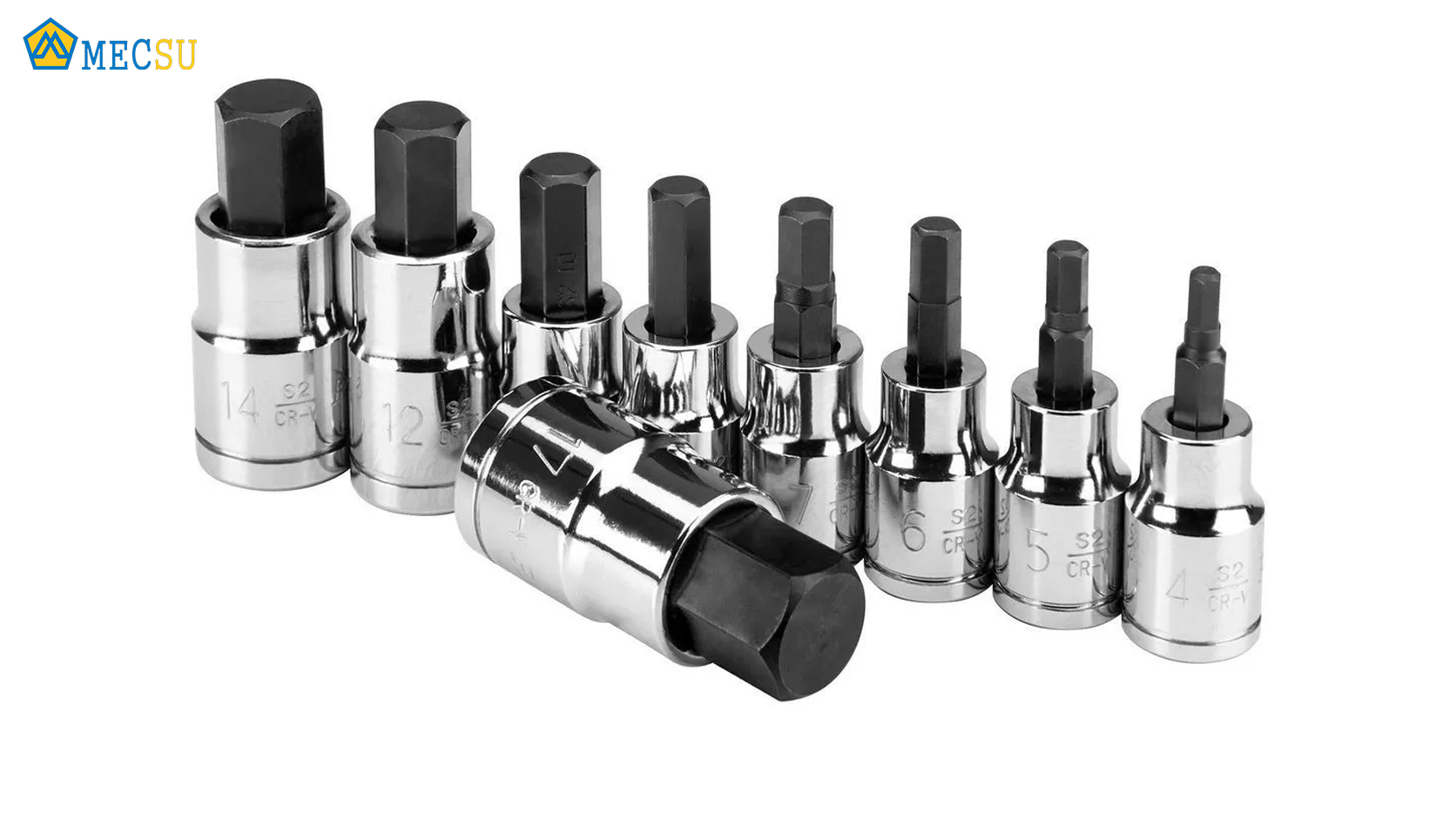 Các loại đầu tuýp gắn mũi lục giác SATA và Bosi chính hãng tại MECSU
